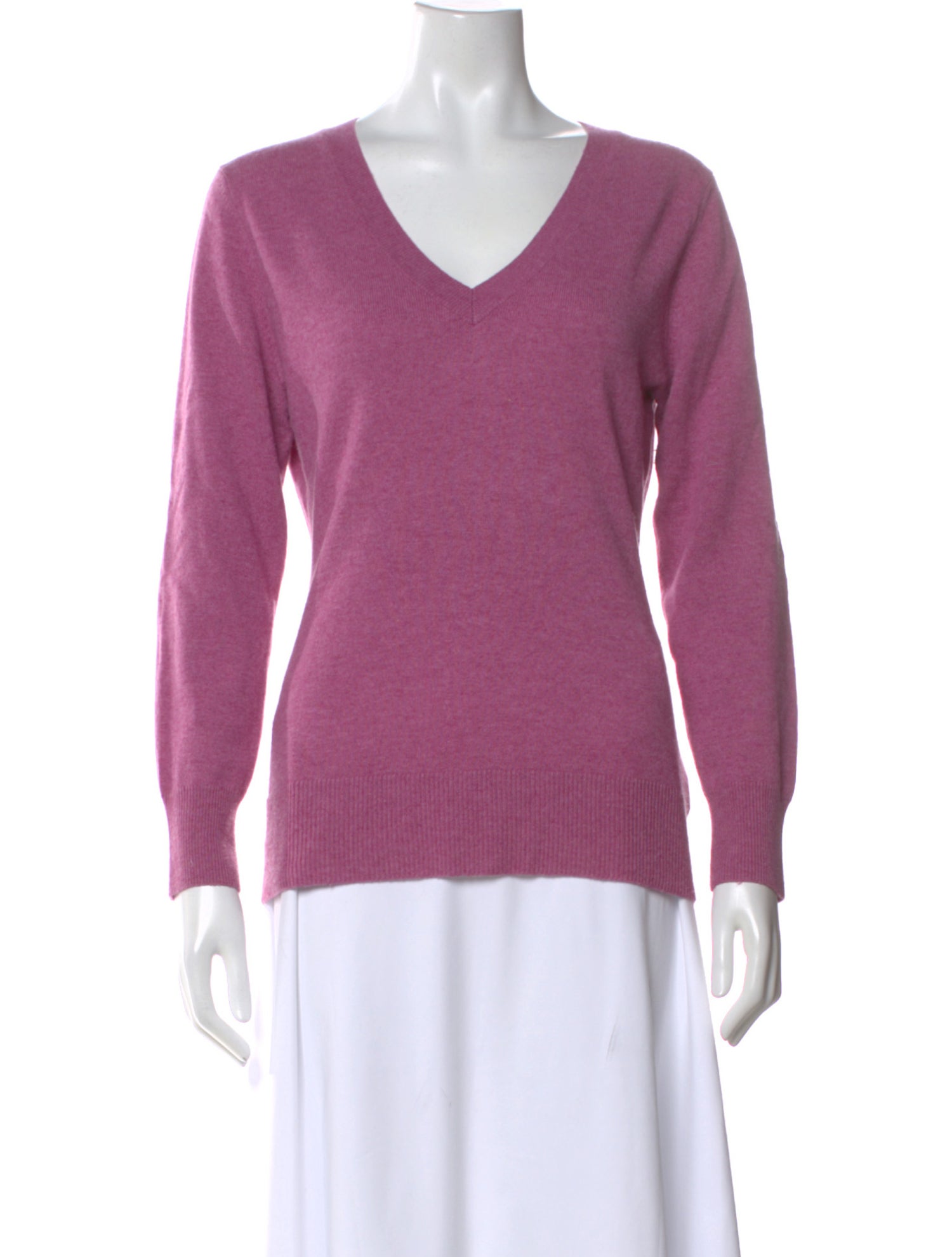N. Peal Cashmere V-Neck Top