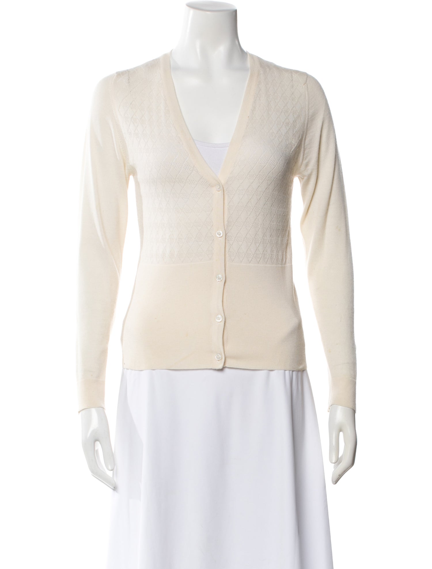 N. Peal Cashmere V-Neck Sweater