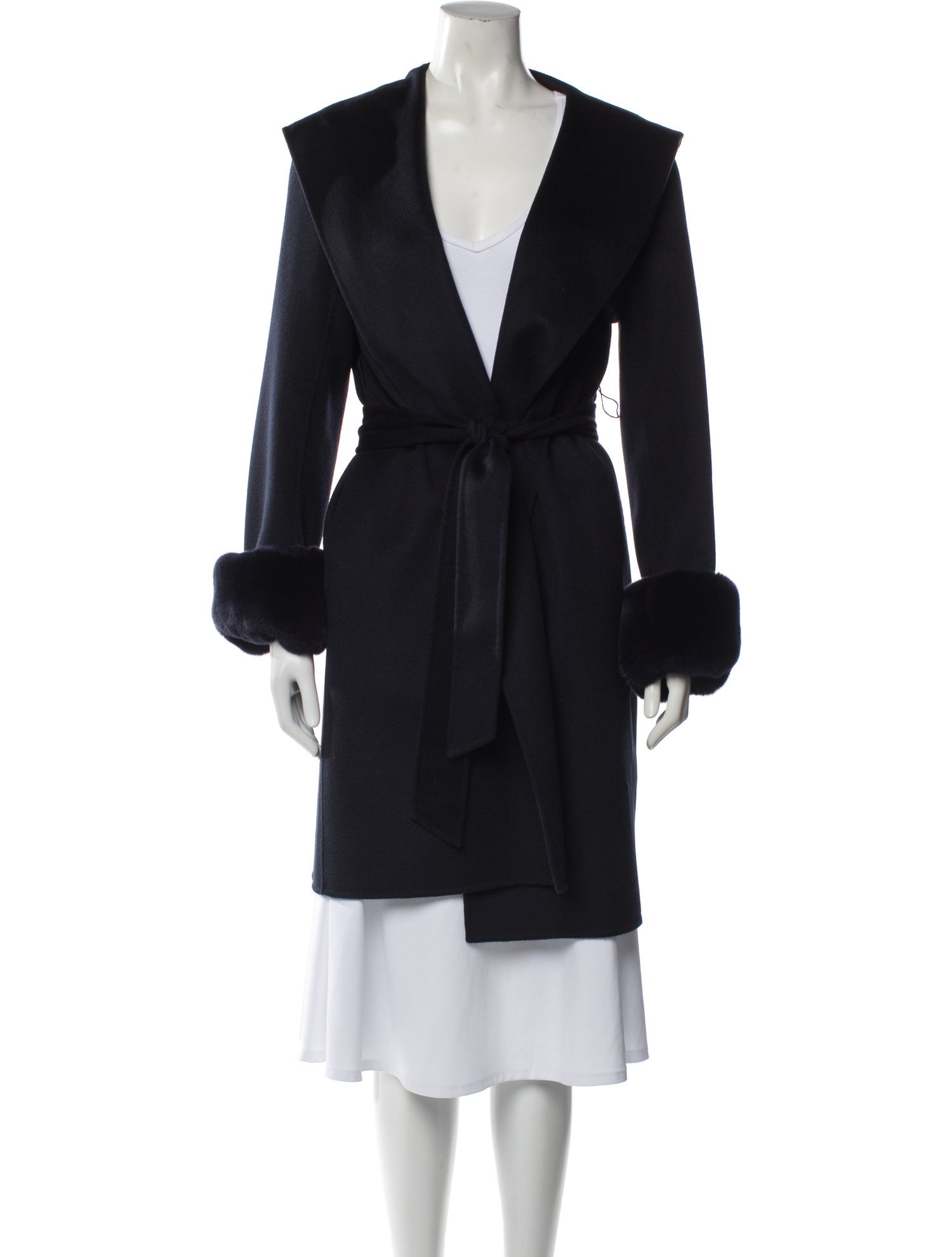 N. Peal Cashmere Trench Coat