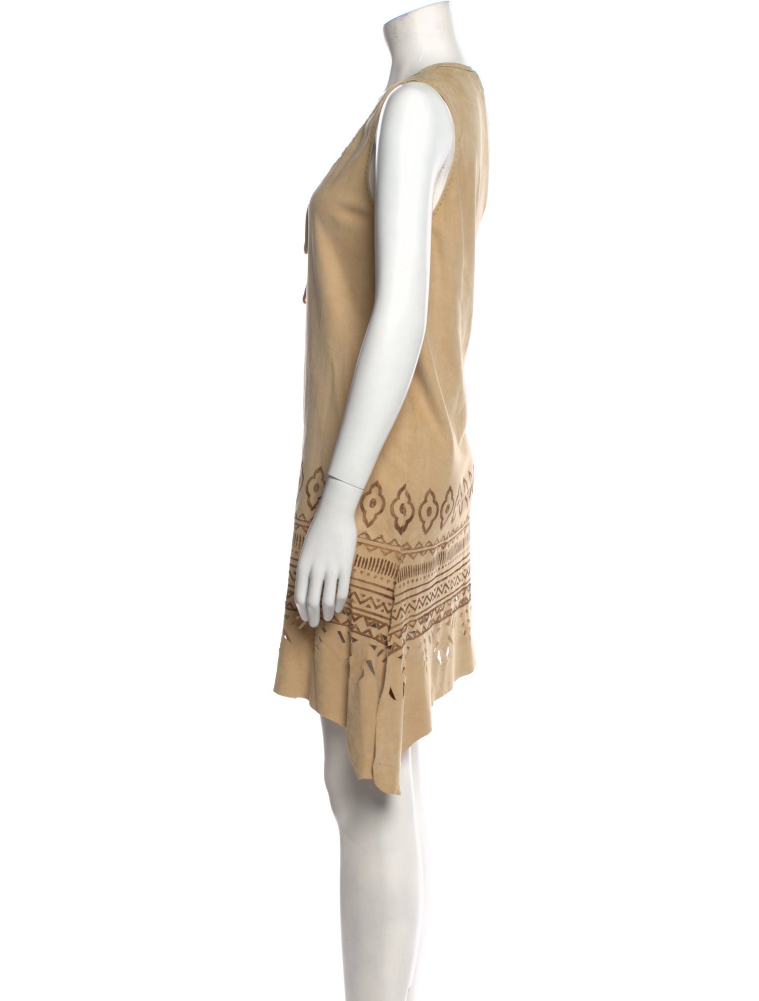 Nigel Preston & Knight Lambskin Mini Dress w/ Tags