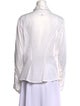 Nigel Preston & Knight Mock Neck Long Sleeve Button-Up Top
