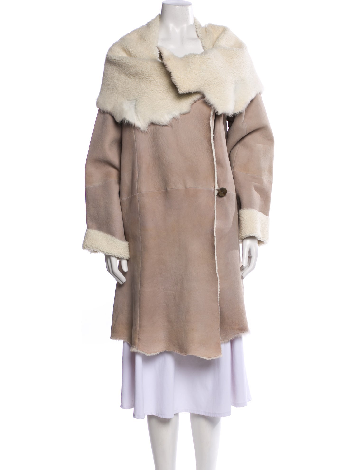 Nigel Preston & Knight Mongolian Lamb Faux Fur Coat