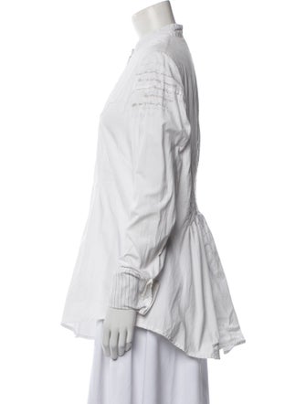 Nigel Preston & Knight Long Sleeve Button-Up Top