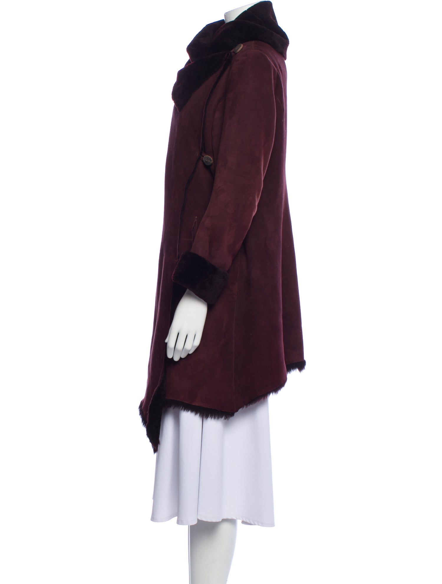 Nigel Preston & Knight Leather Faux Fur Coat