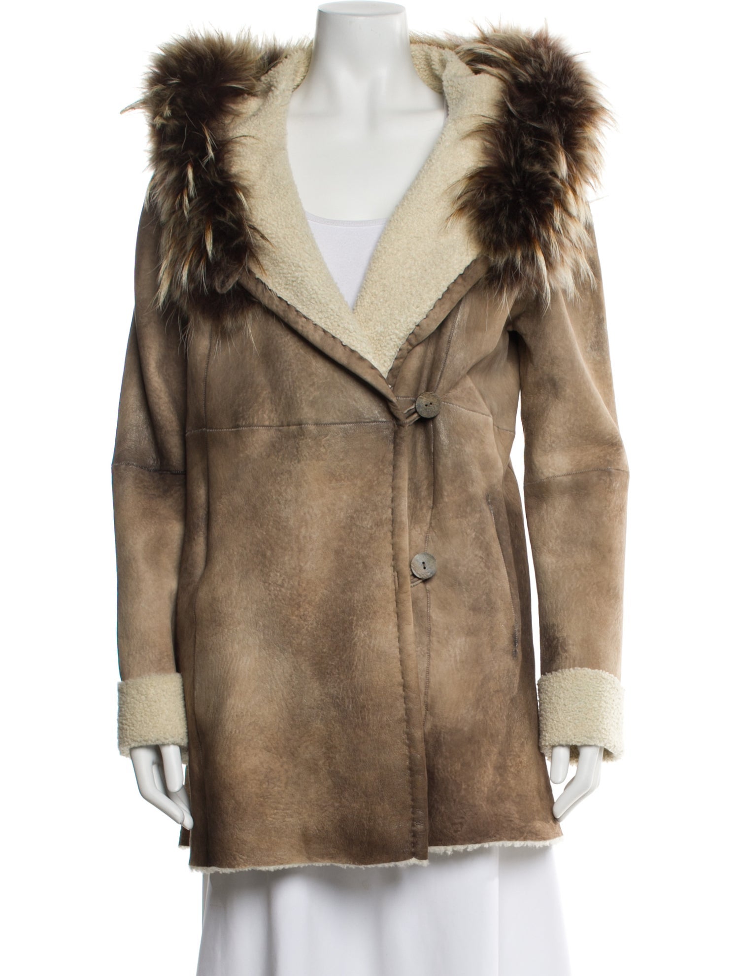 Nigel Preston & Knight Lambskin Fur Coat