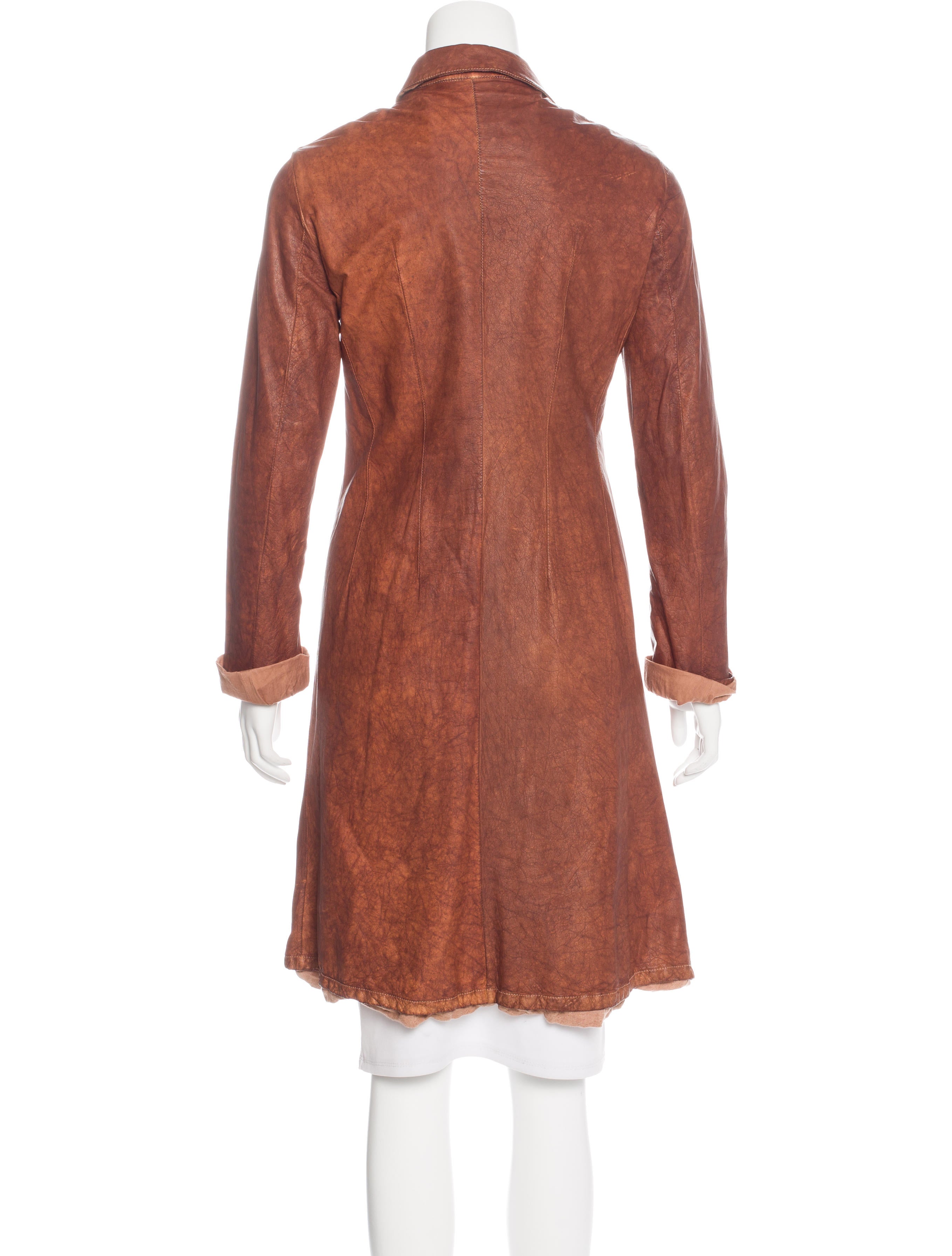 Nigel Preston KneeLength Leather Coat Clothing NPR20011 The RealReal