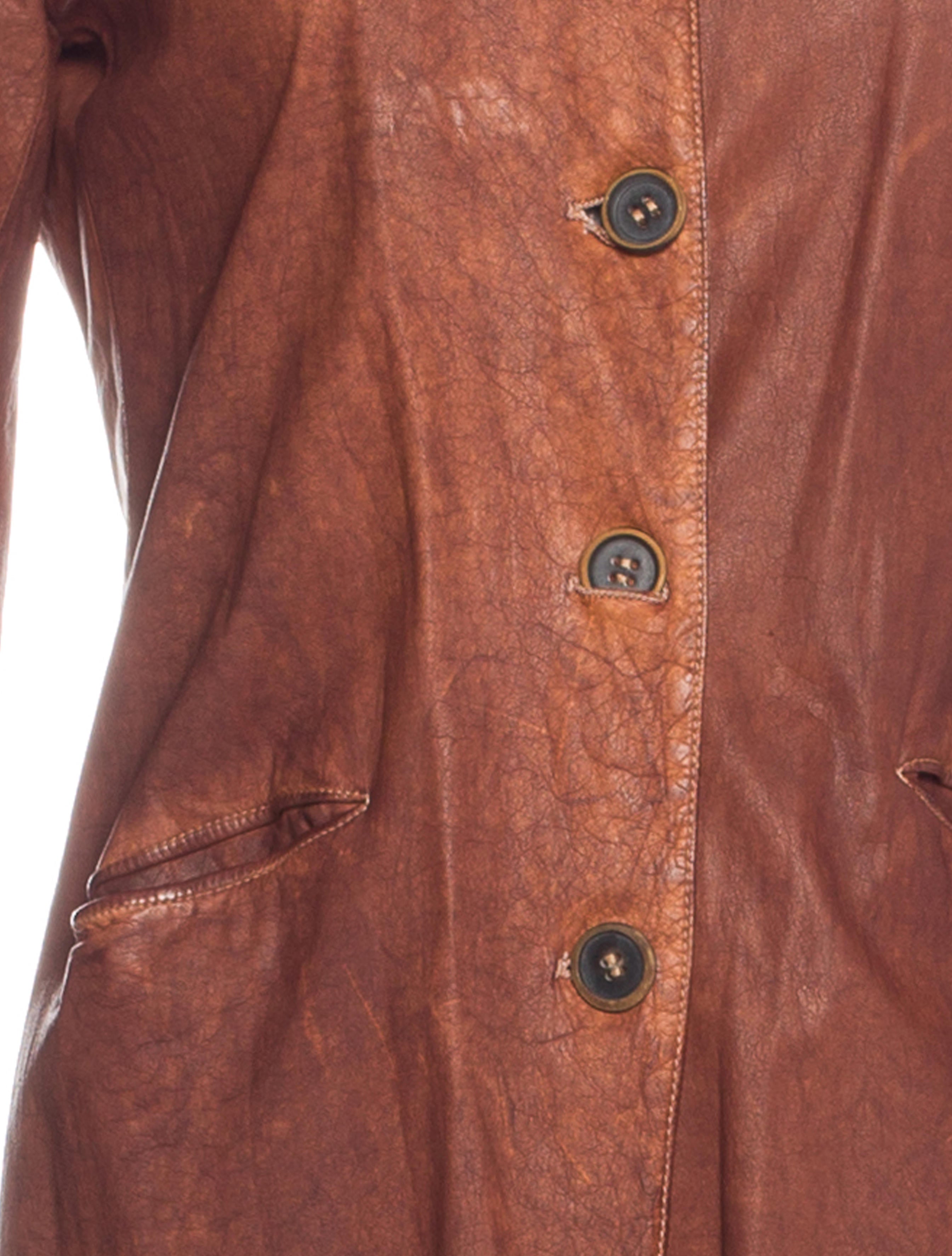 Nigel Preston KneeLength Leather Coat Clothing NPR20011 The RealReal