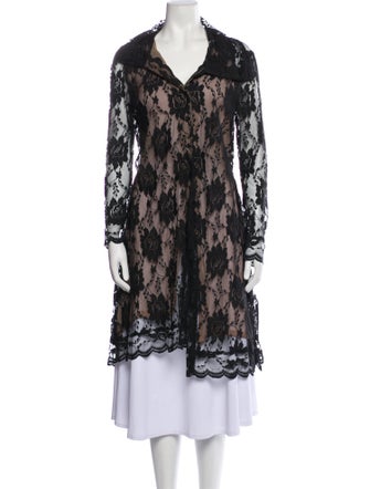 Nigel Preston Nylon Printed Evening Jacket