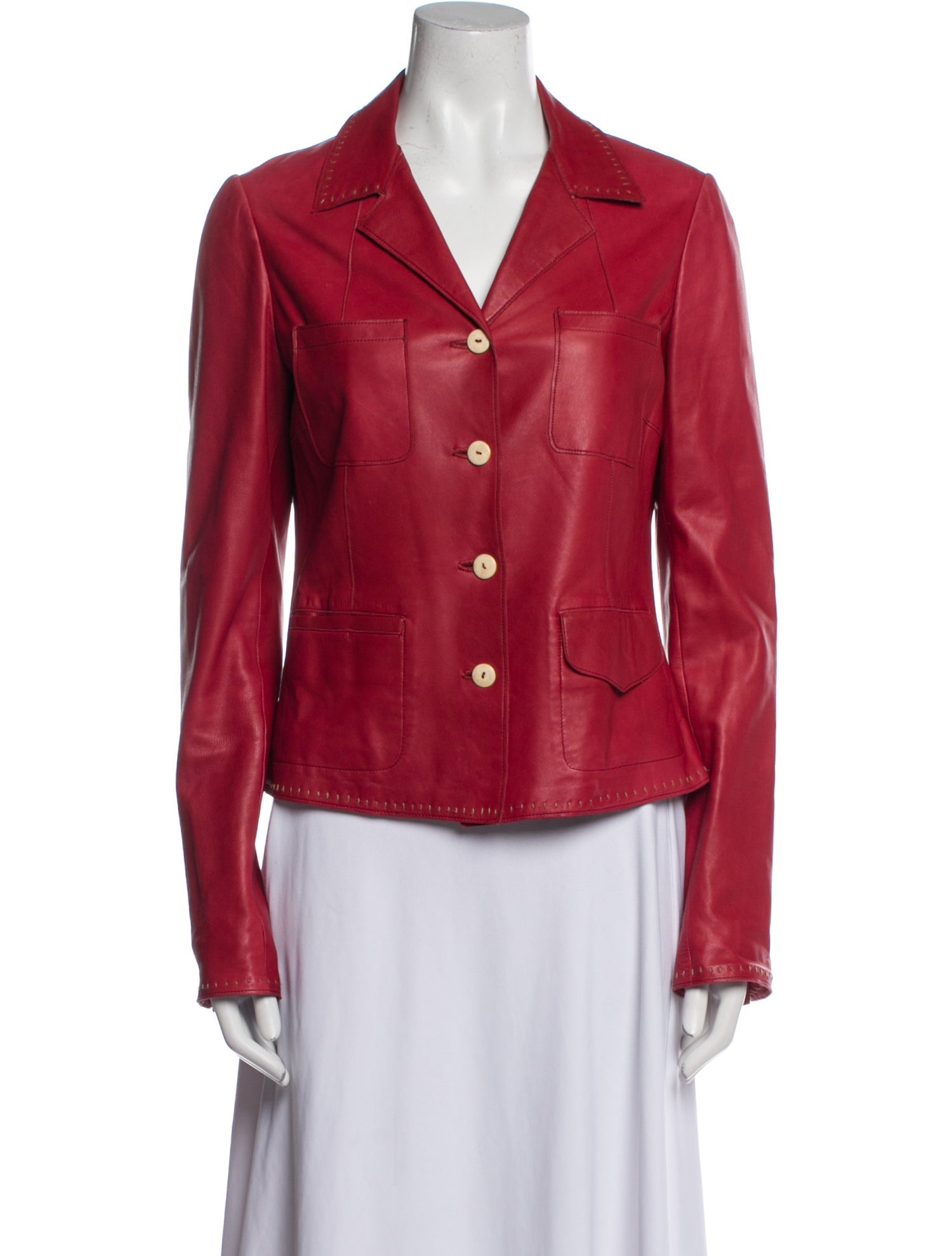 Nigel Preston & Knight Leather Blazer