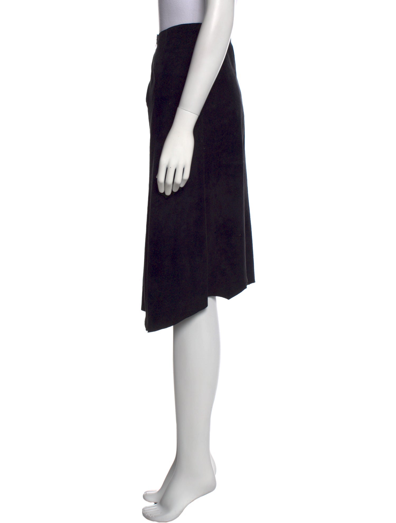 Nigel Preston Suede Knee-Length Skirt