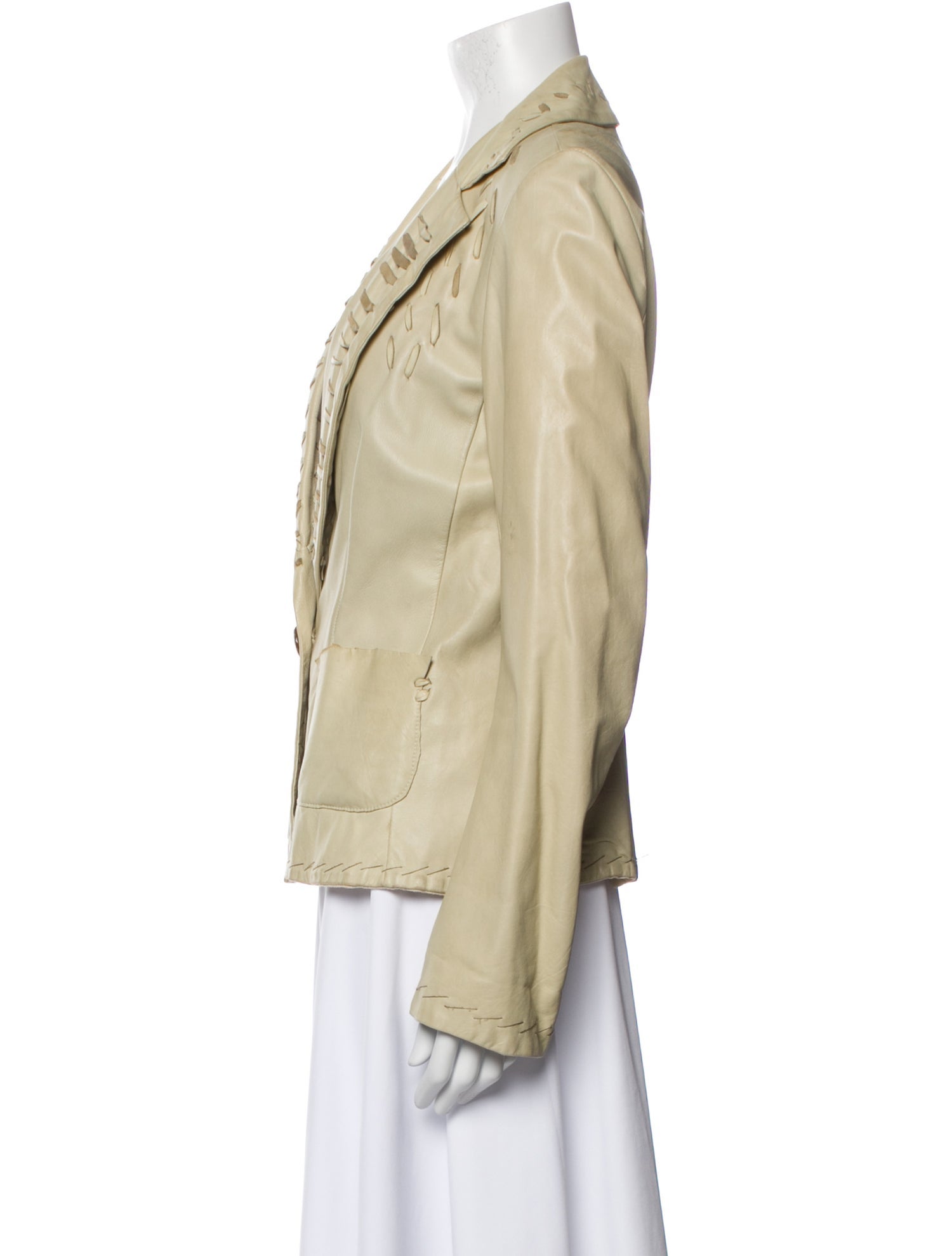 Nigel Preston Leather Blazer