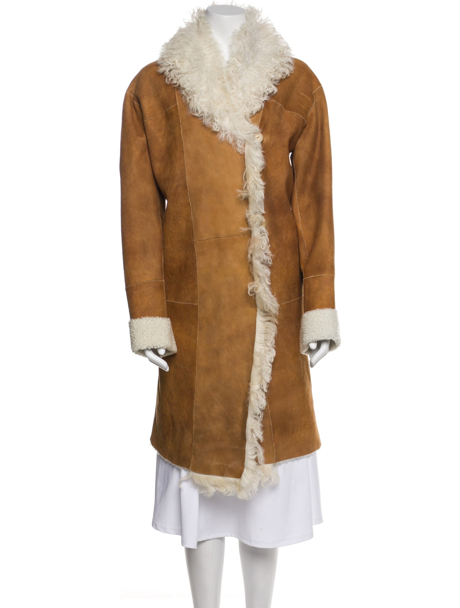 Nigel Preston Lambskin Faux Fur Coat