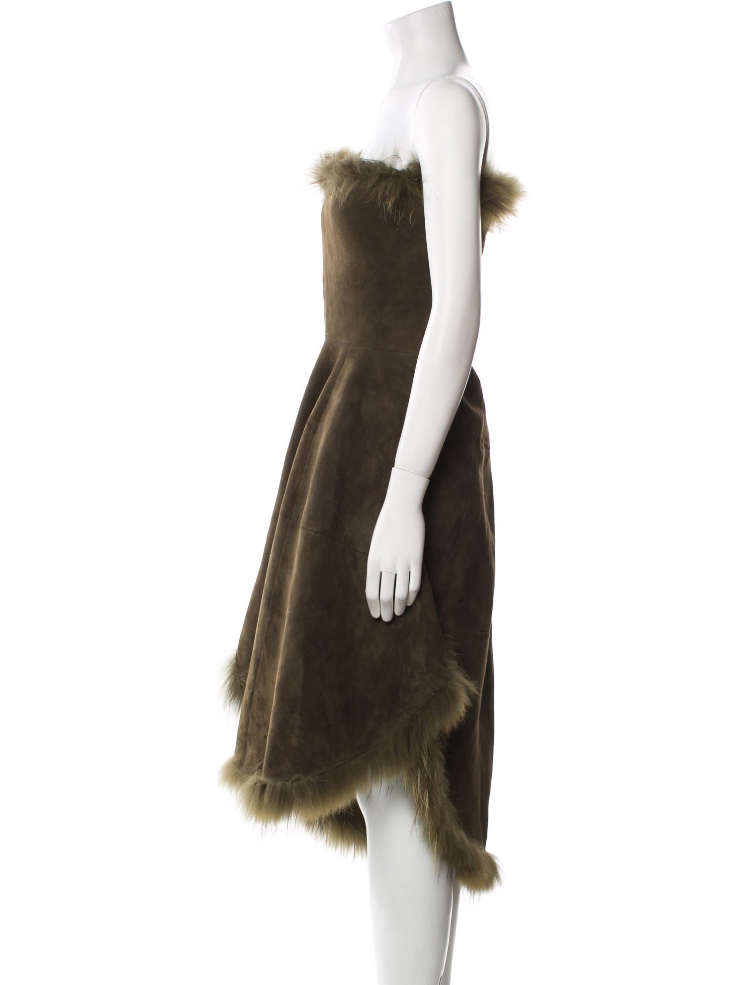 Nigel Preston Lambskin Mini Dress