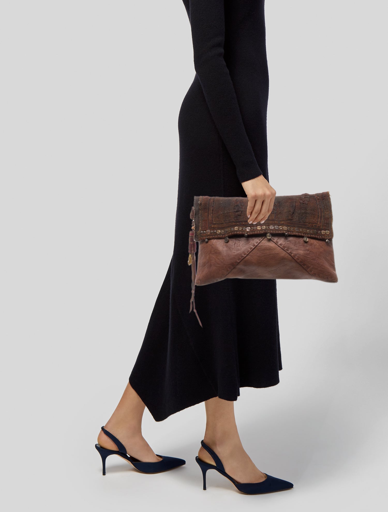 Nigel Preston Leather Clutch