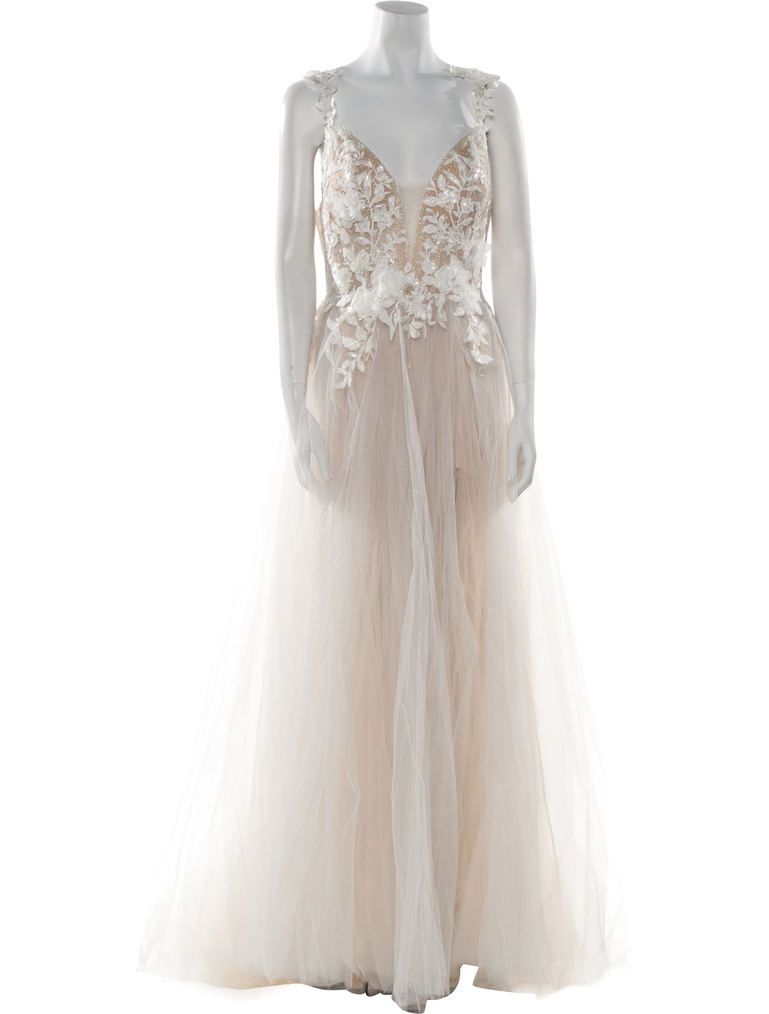 Allure Romance V-Neck Long Dress