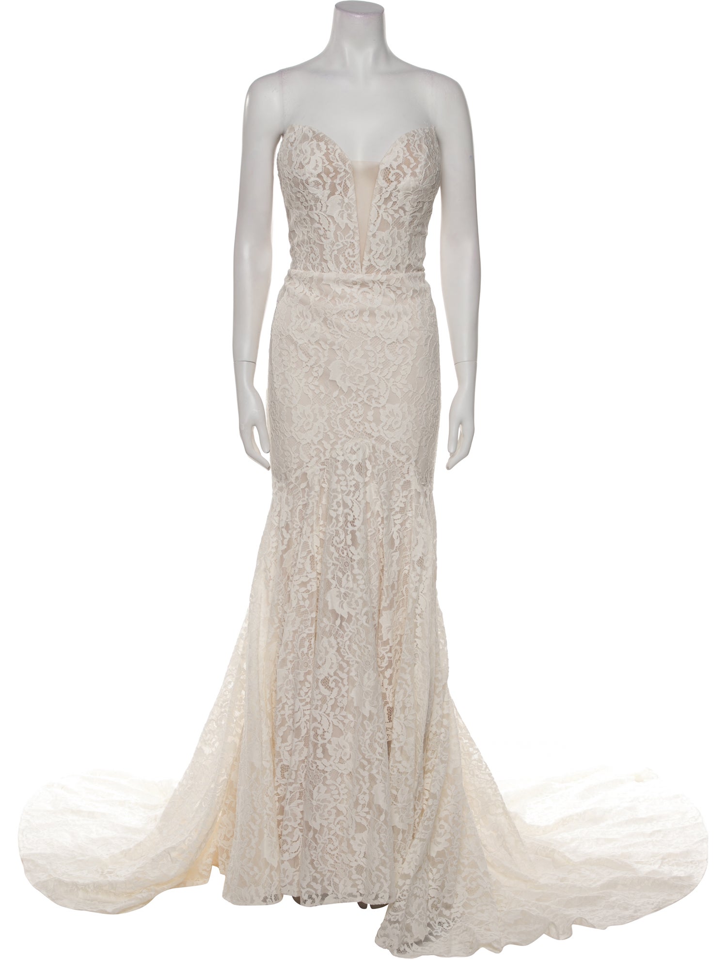 Allure Romance Strapless Long Dress