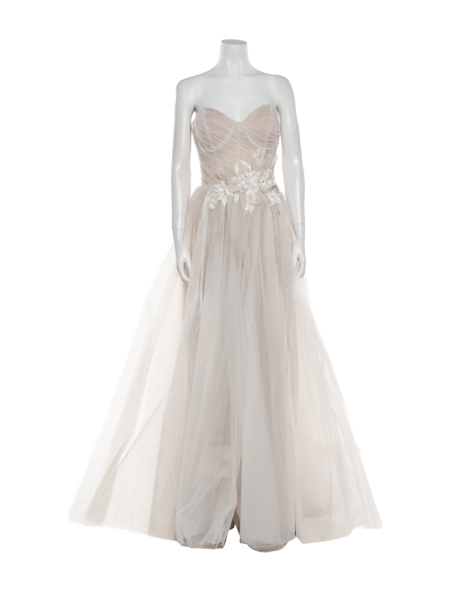 Allure Romance Strapless Long Dress w/ Tags