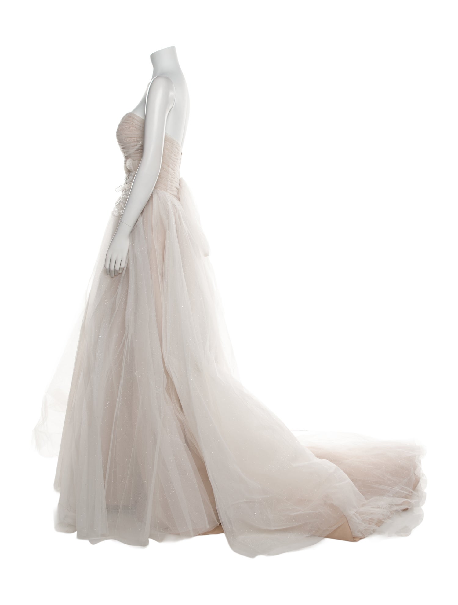 Allure Romance Strapless Long Dress w/ Tags