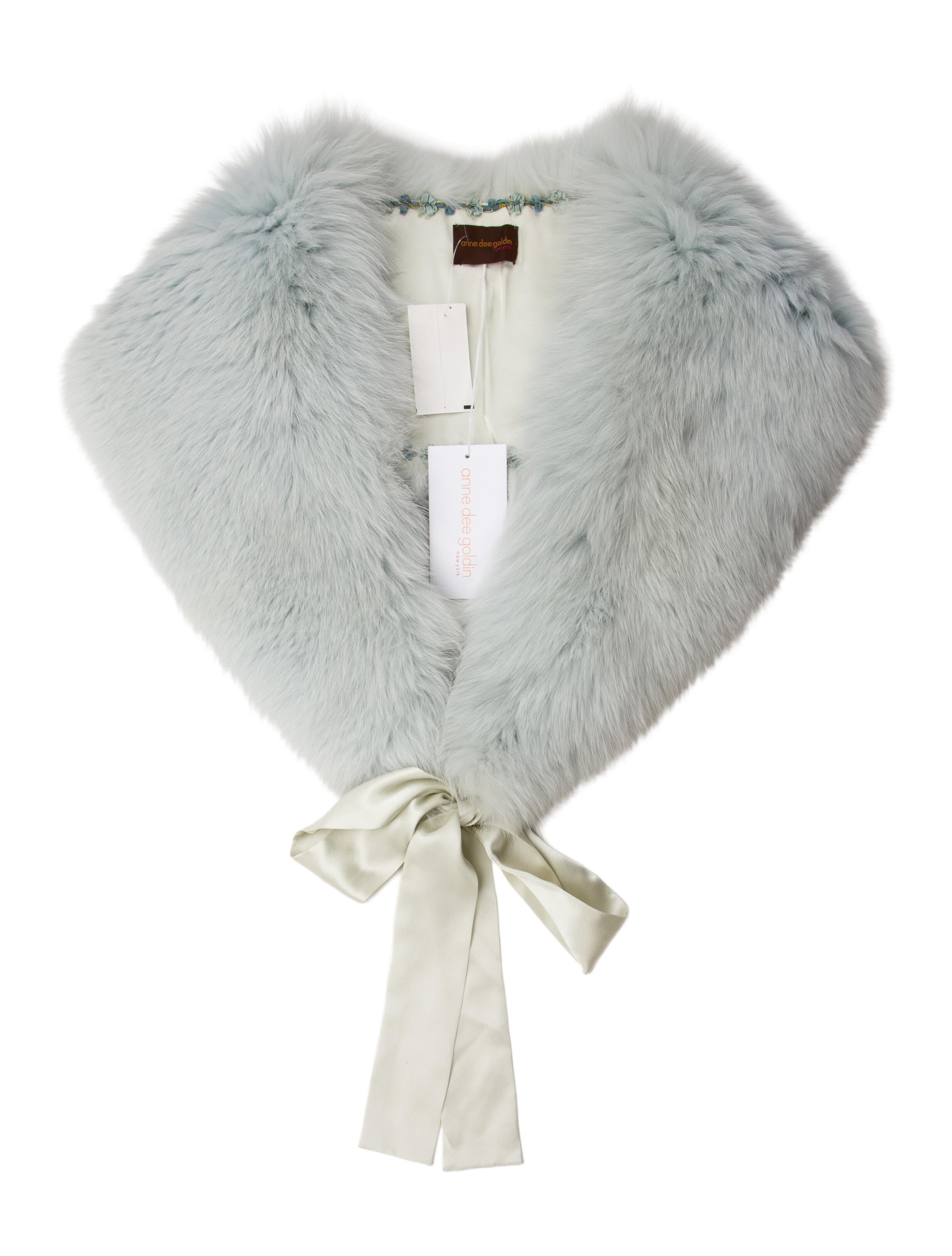 Anne Dee Goldin Fur Shawl w/ Tags