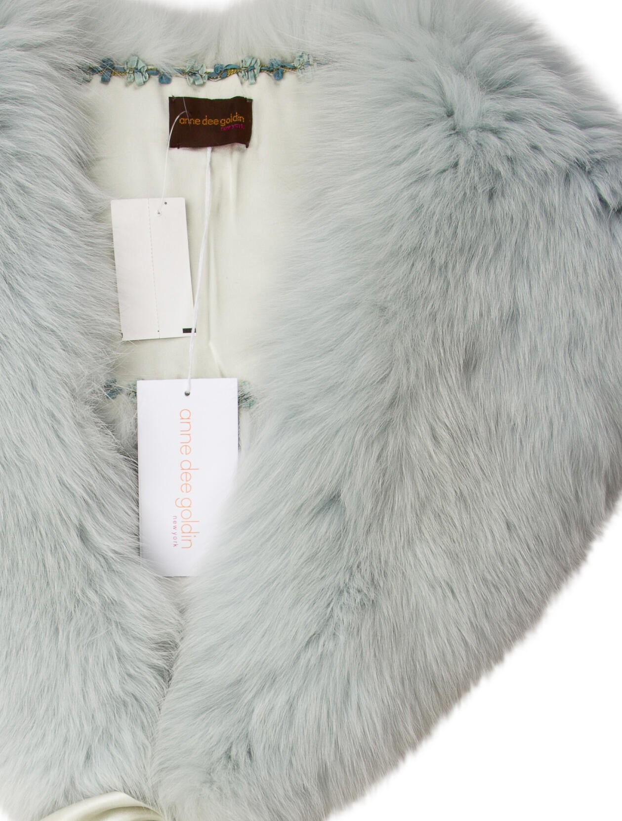 Anne Dee Goldin Fur Shawl w/ Tags