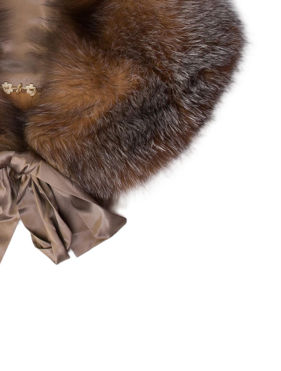 Anne Dee Goldin Fur Shawl