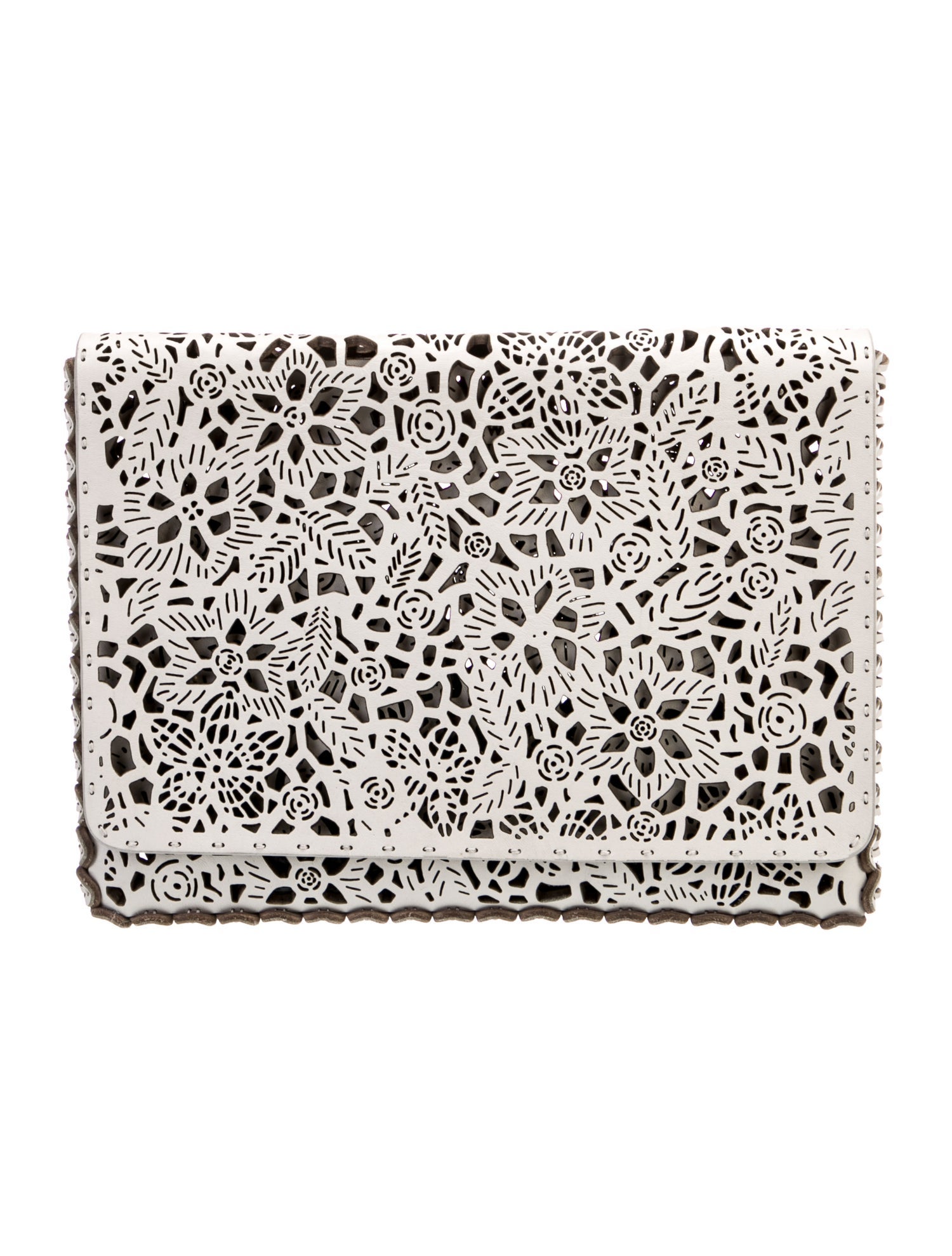 Nada Sawaya Leather Minaudière