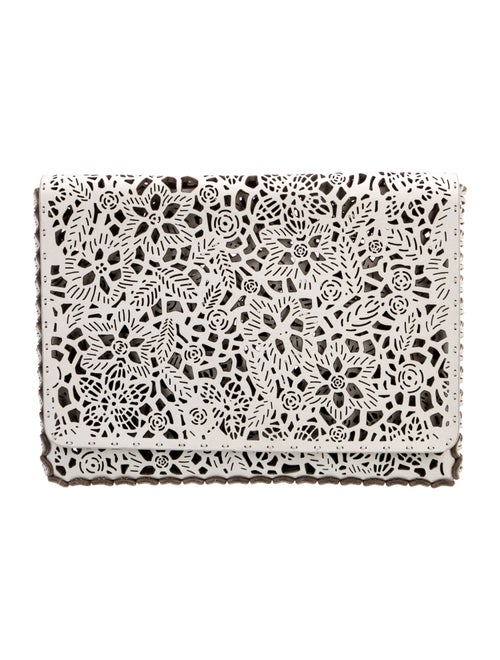 Nada Sawaya Leather Minaudière