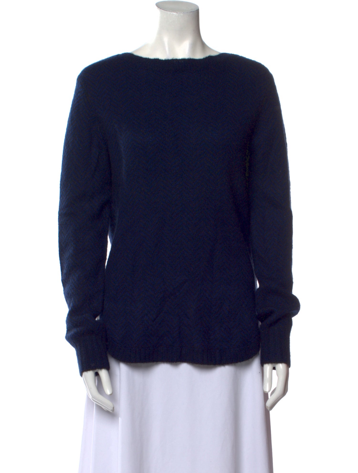 Nells Nelson Cashmere Bateau Neckline Sweater