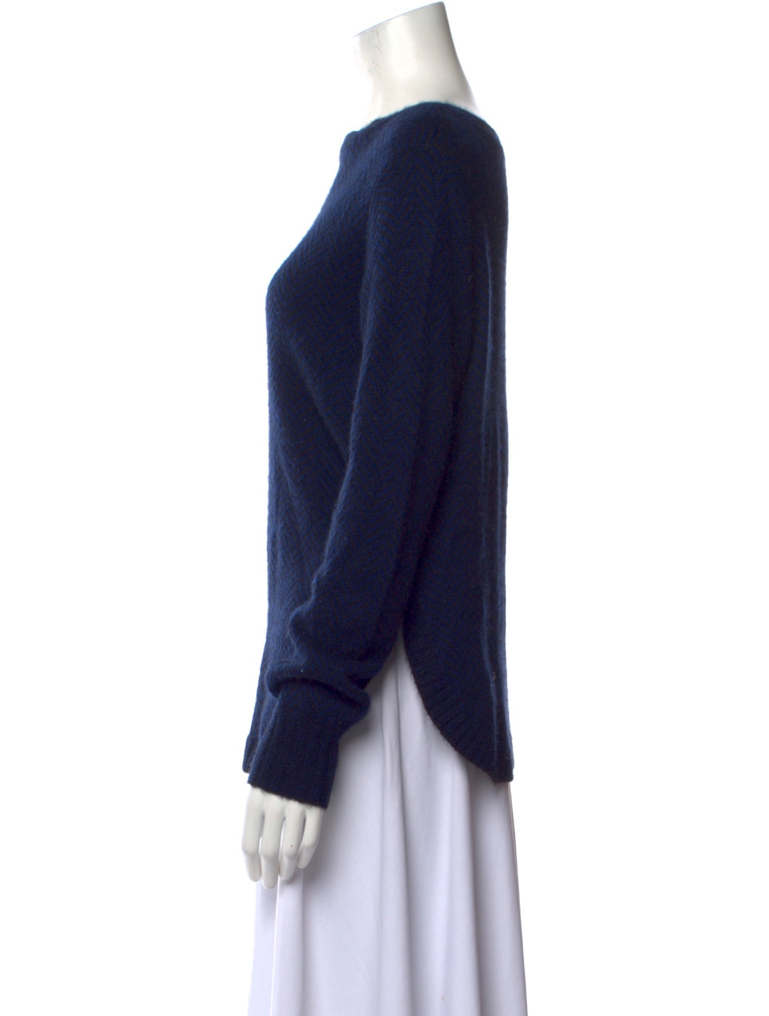 Nells Nelson Cashmere Bateau Neckline Sweater