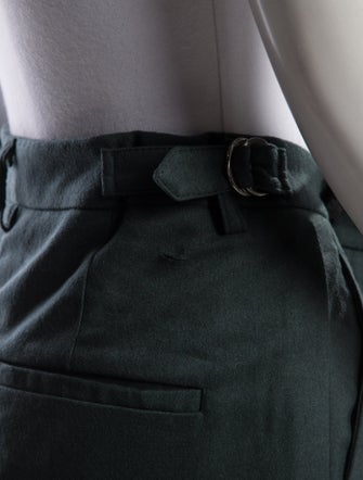 Nells Nelson Virgin Wool Straight Leg Pants