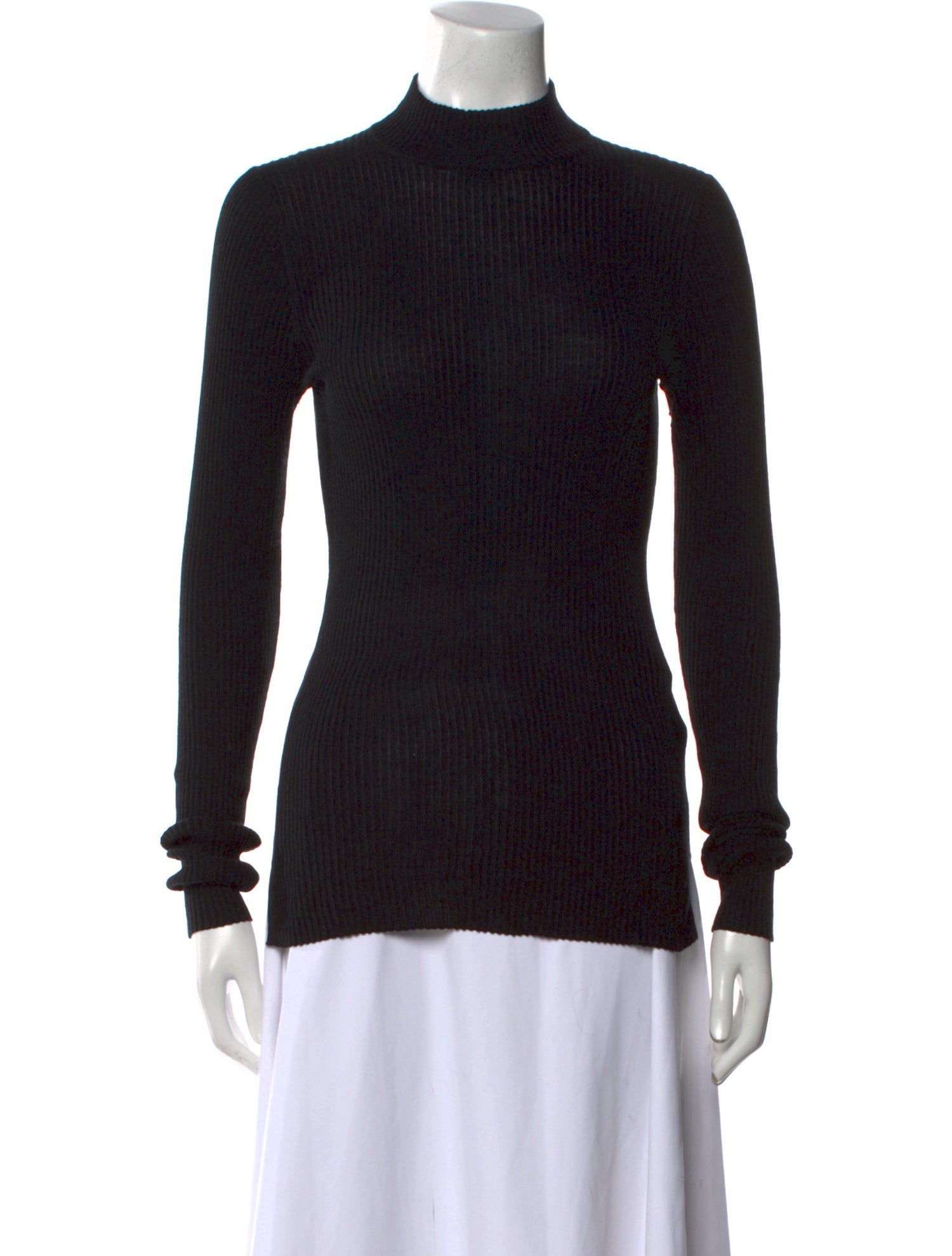 Nells Nelson Silk Mock Neck Sweater