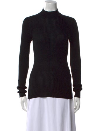 Nells Nelson Silk Mock Neck Sweater