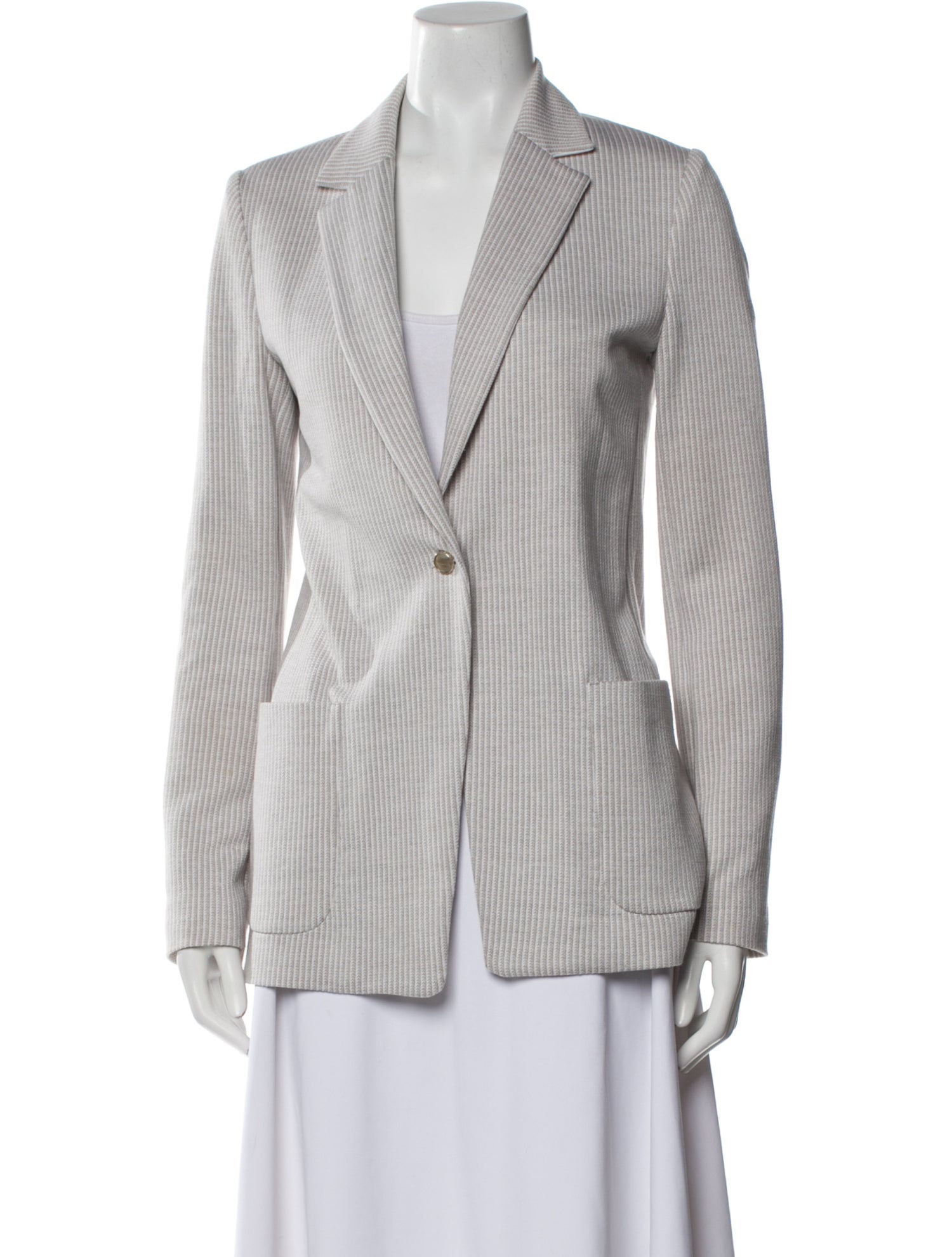 Nells Nelson Silk Striped Blazer
