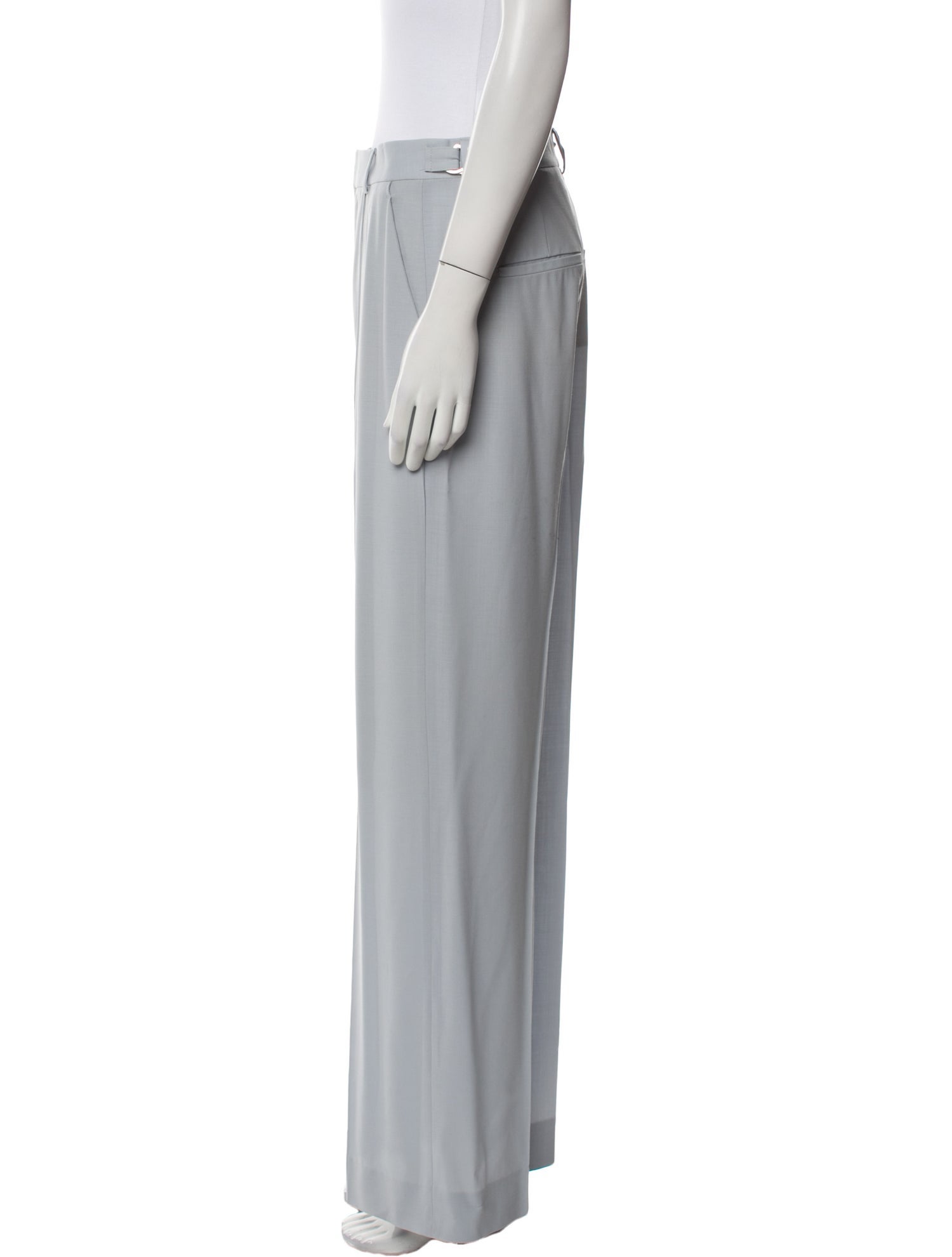 Nells Nelson Virgin Wool Wide Leg Pants