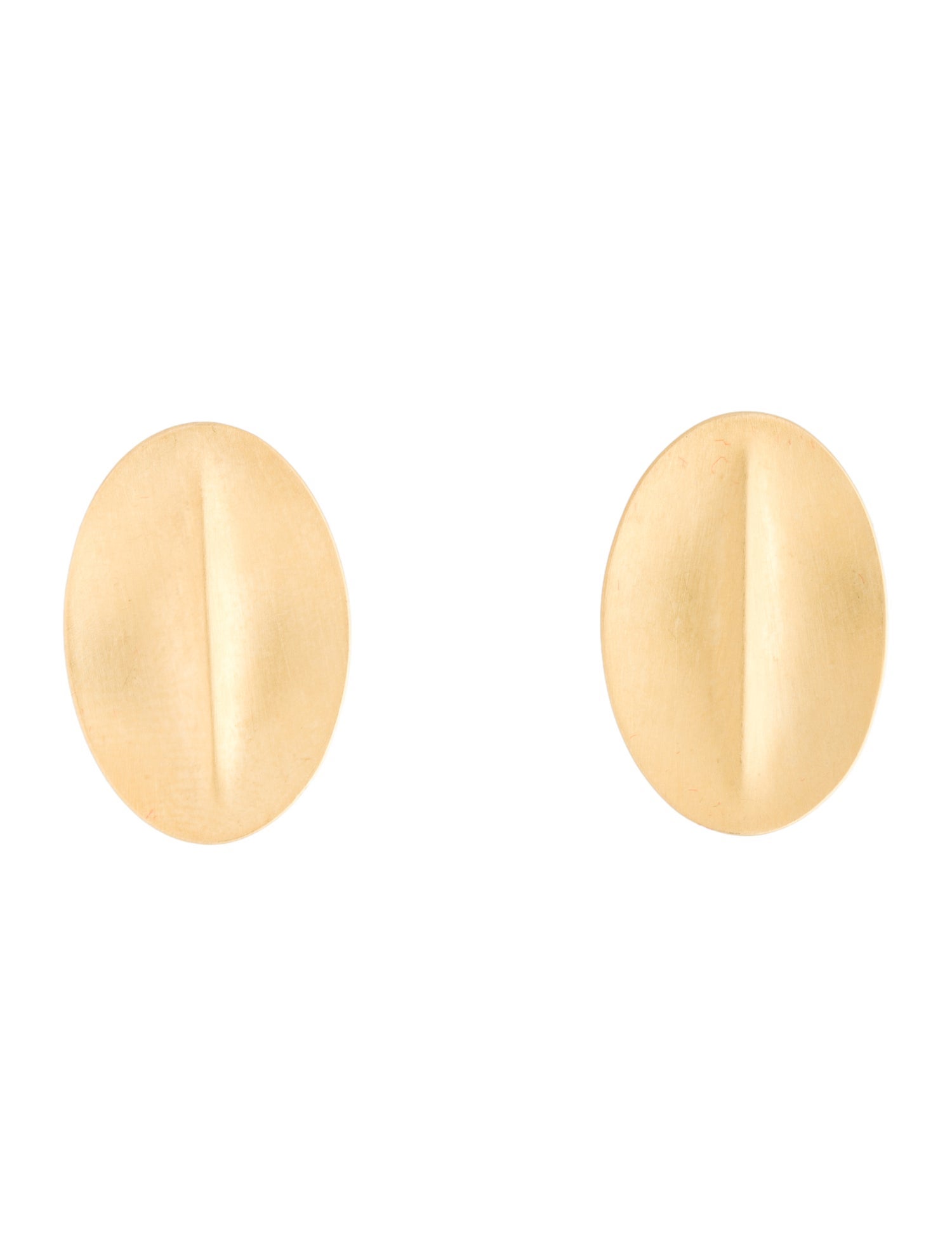 Niessing 18K Textured Disc Earrings