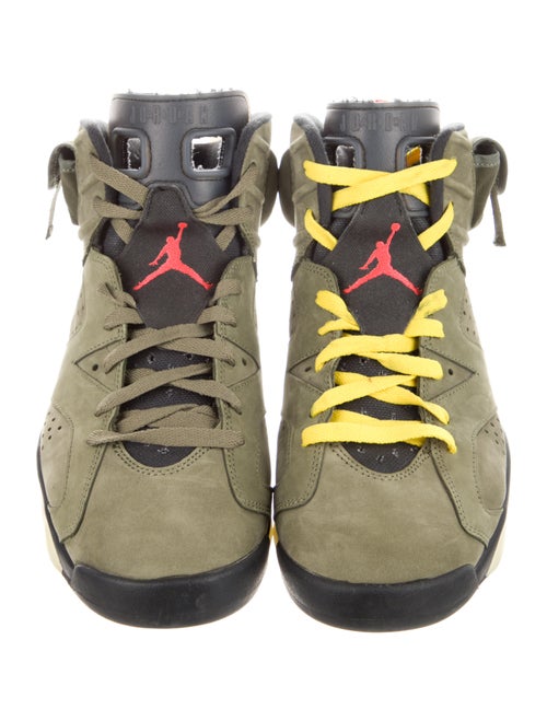 Nike x Travis Scott 6 Retro 'Olive' Sneakers