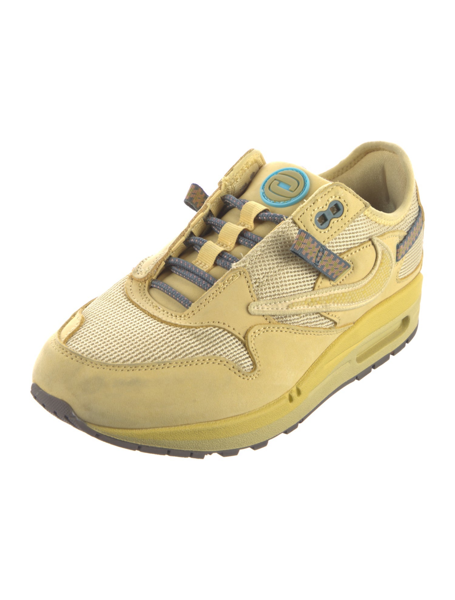 Nike x Travis Scott Air Max 1 'Cactus Jack Saturn Gold' Sneakers