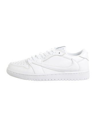 Jordan x Travis Scott 1 Retro Low OG SP 'Michael Rubin White Party' Sneakers