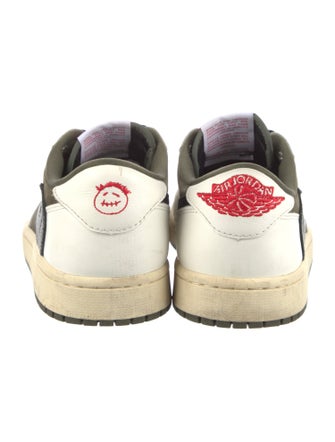 Jordan x Travis Scott 1 Retro Low OG SP 'Medium Olive' Sneakers