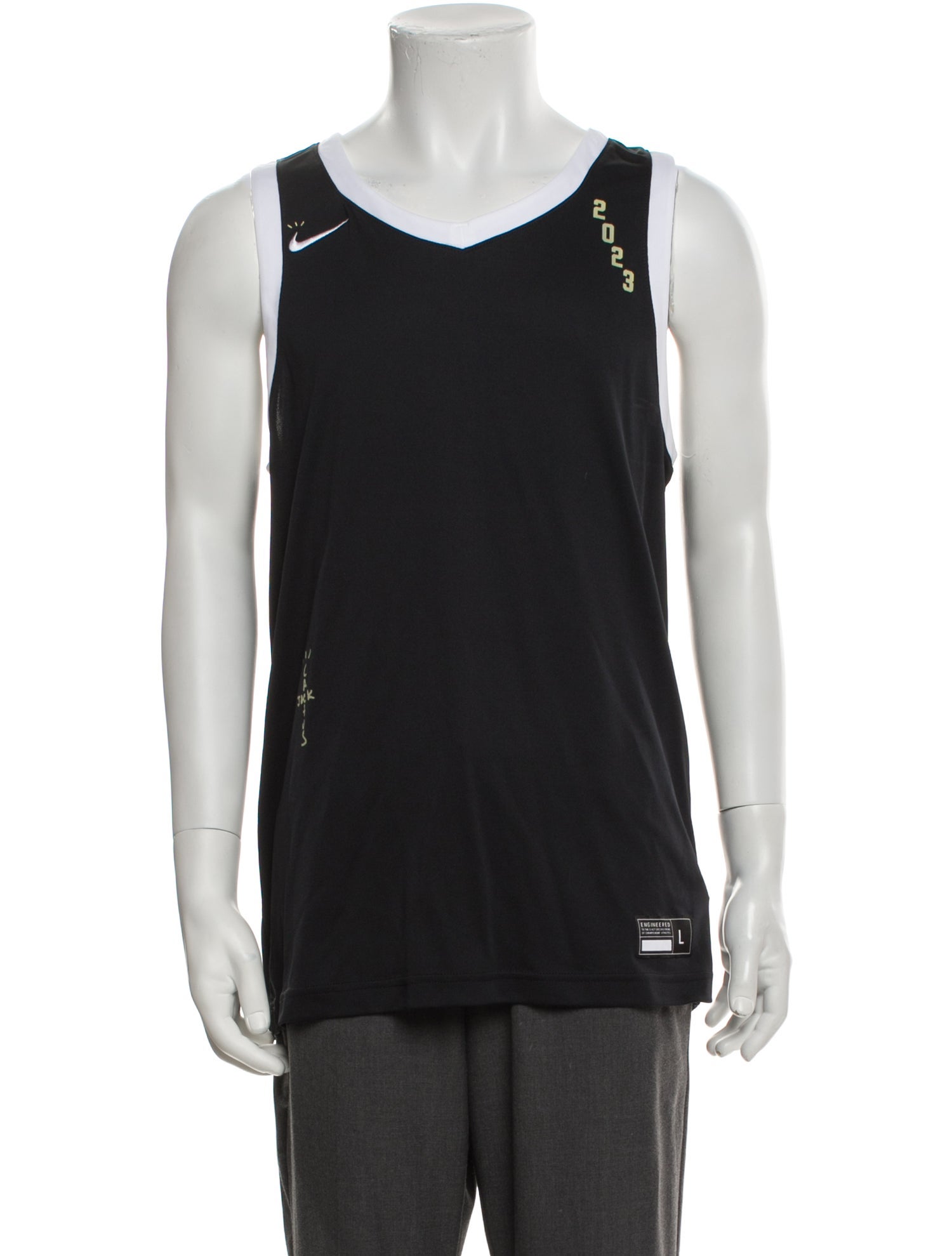 Nike x Travis Scott World Basketball Scoop Neck T-Shirt