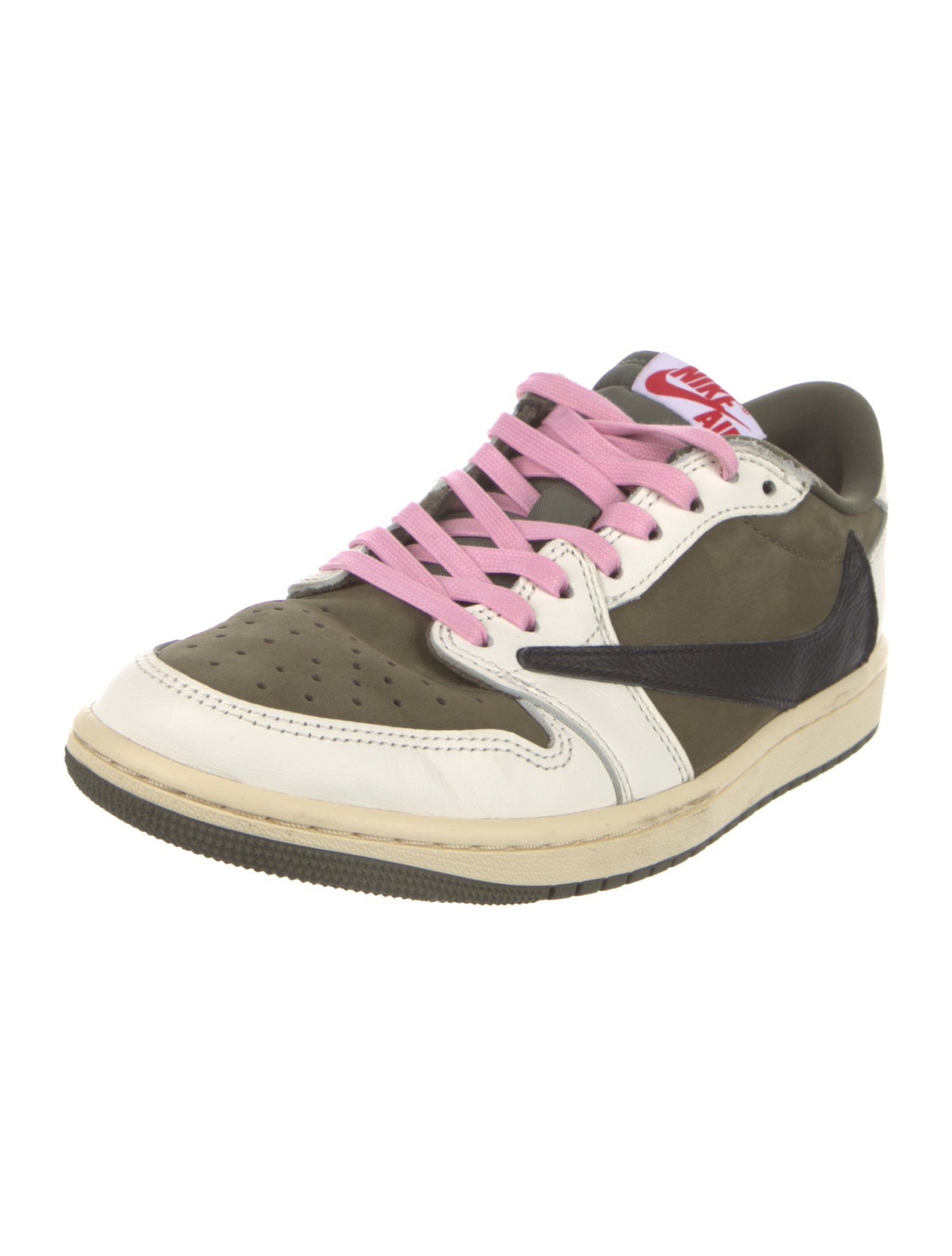 Nike x Travis Scott 1 Retro Low OG SP Medium Olive Sneakers