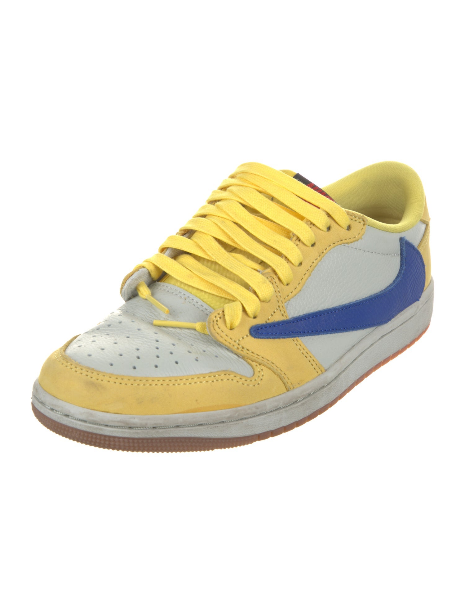 Nike x Travis Scott 1 Retro Low OG SP 'Canary' Sneakers