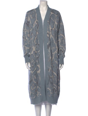 (nude) Knitwear Printed Plunge Neckline Sweater L