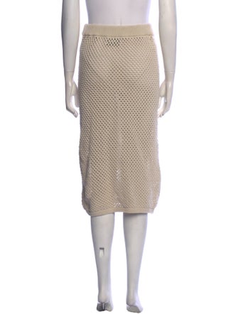 (nude) Knee-Length Skirt