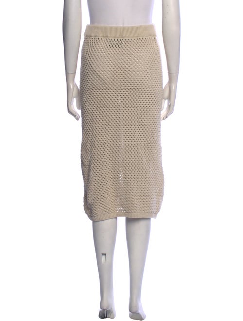 (nude) Knee-Length Skirt