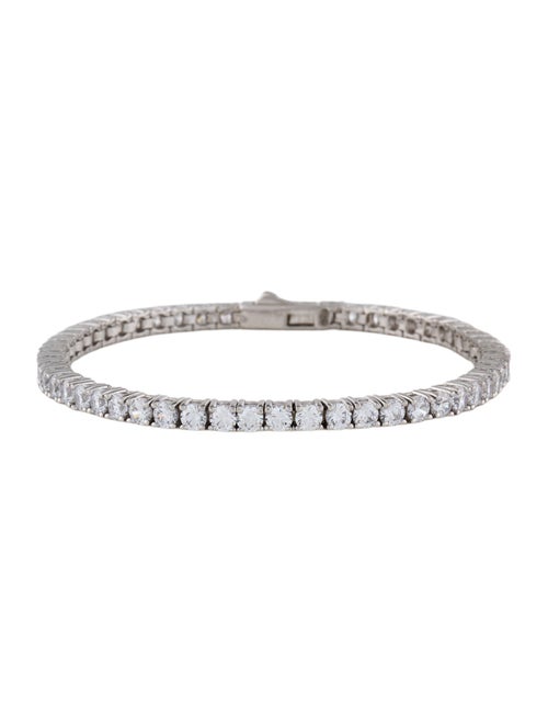 Numbering Cubic Zirconia Tennis Link Bracelet
