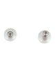 Numbering Faux Pearl 14mm Stud Earrings