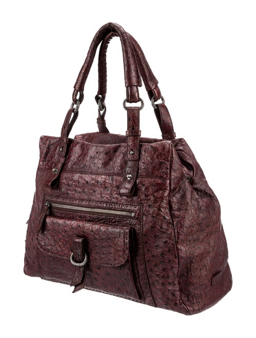 Nuti Ostrich Shoulder Bag