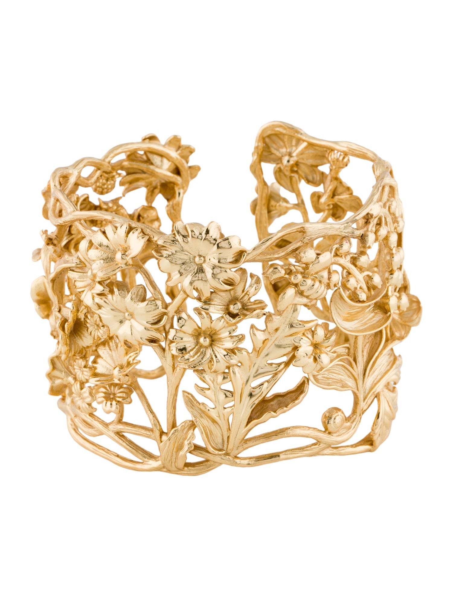Capucine de Wulf Meadow Wildflower Cuff Bracelet