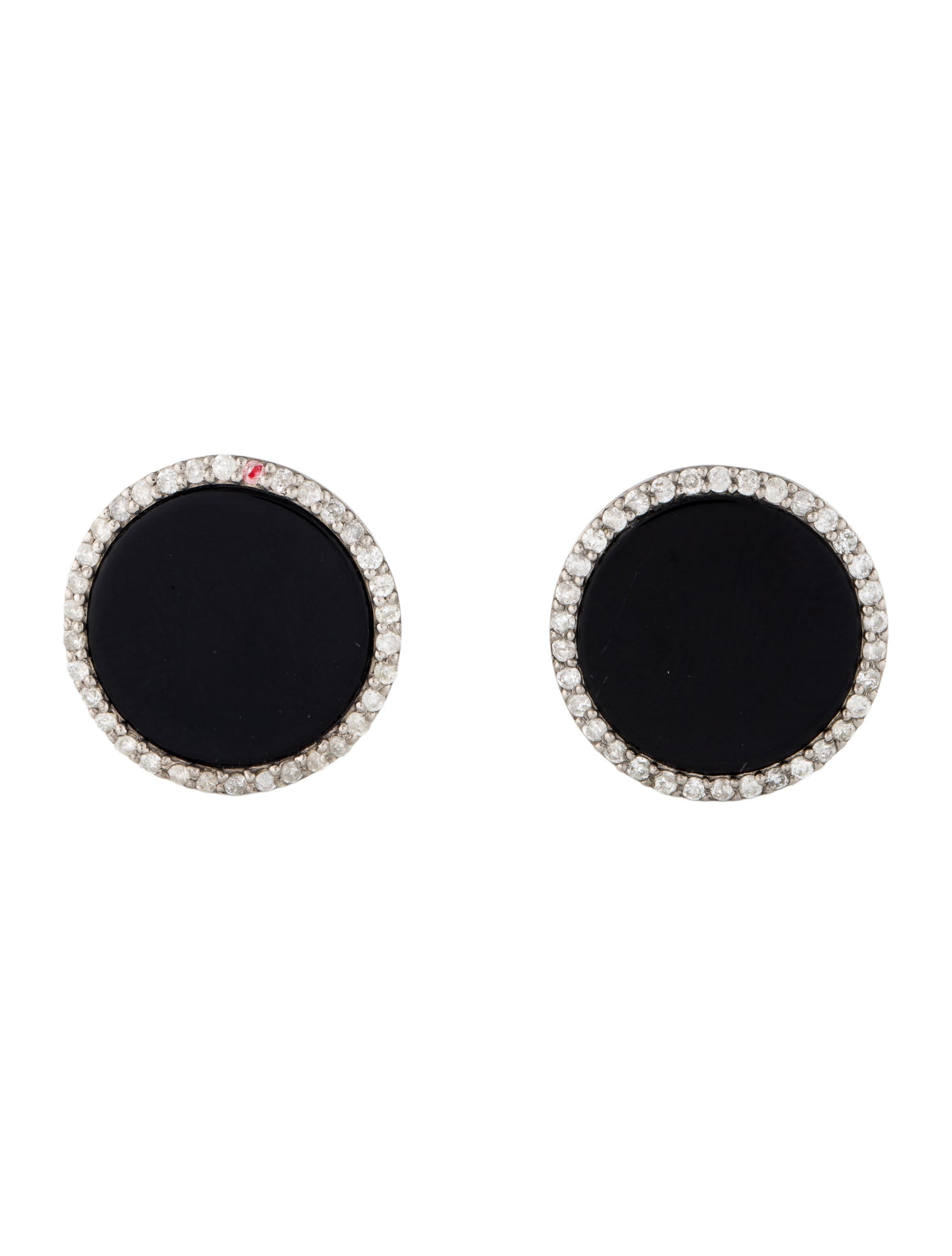 Mr. LOWE Onyx & Diamond Cufflinks